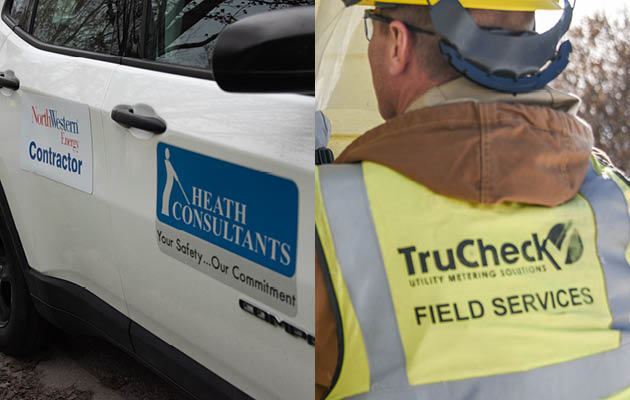 Photo collage showing the Heath and Tru-Check logos.